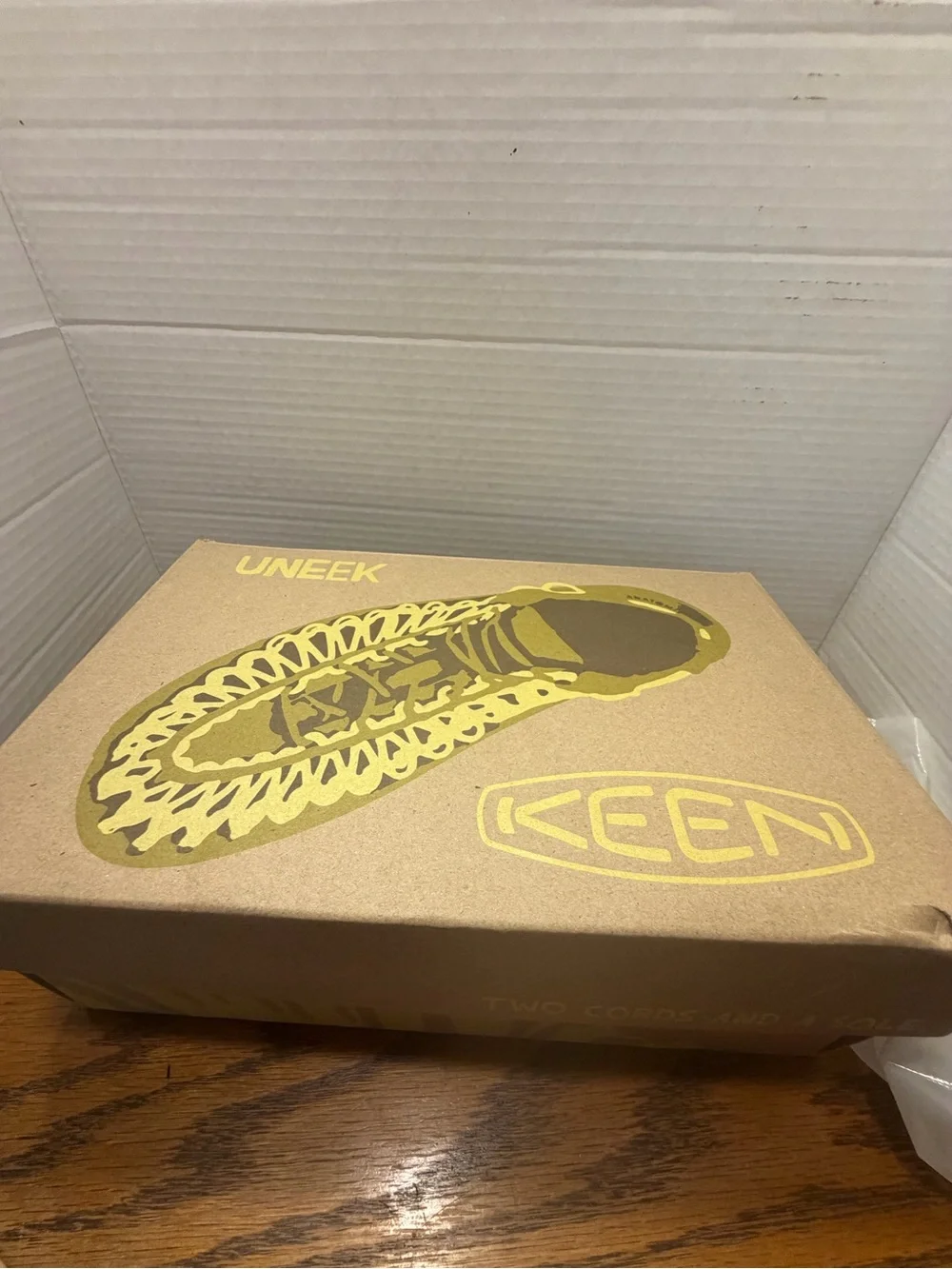 New Keen Black Men's Woven UNEEK Sandal hiking camping fishing boating
